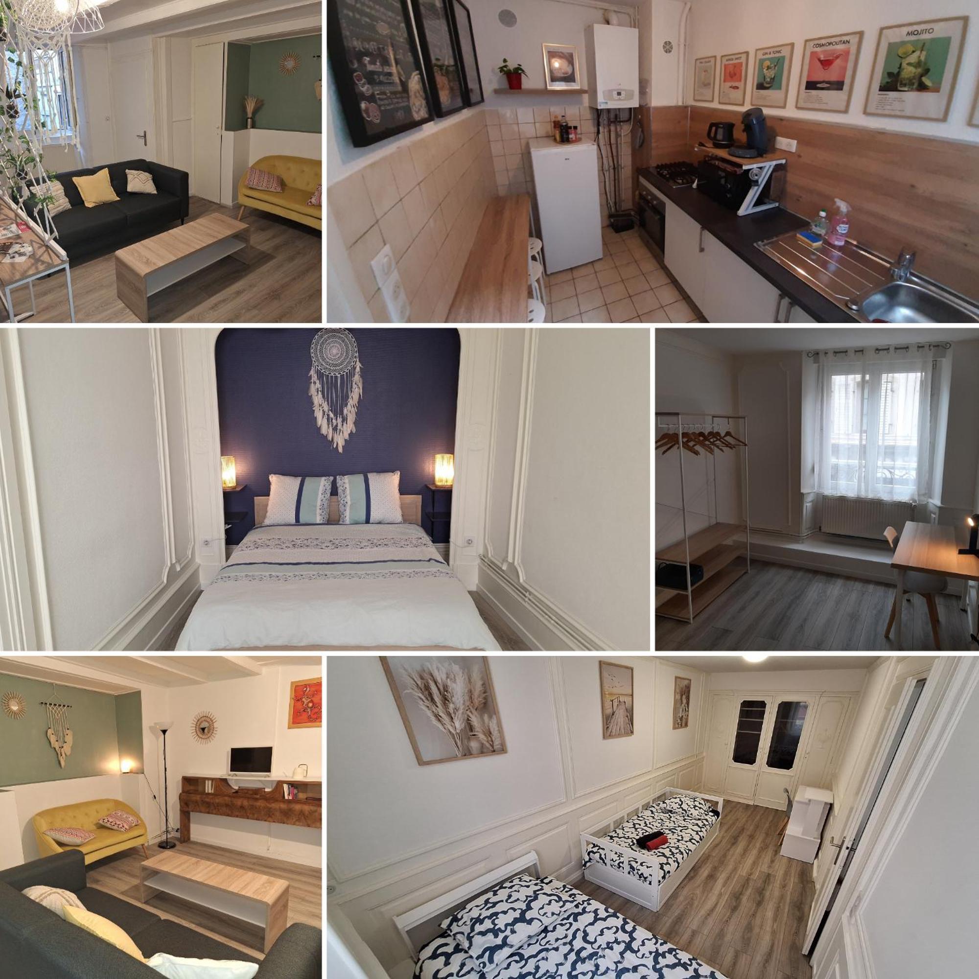 Charmant Et Spacieux Appartement Au Centre Ville - La Boheme Mulhouse Exterior foto